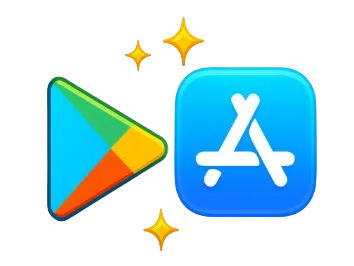 Google Play or App Store